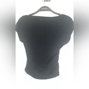 Black Shein top with mostly backless Size: S #shein #fashion